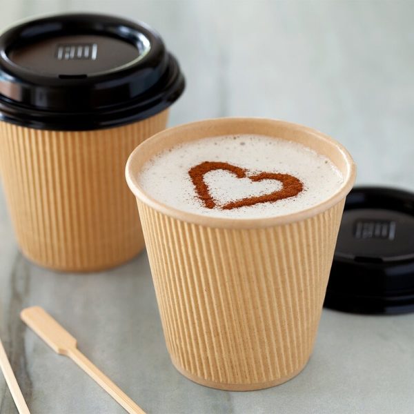 7oz disposable hot coffee ripple wall paper cup