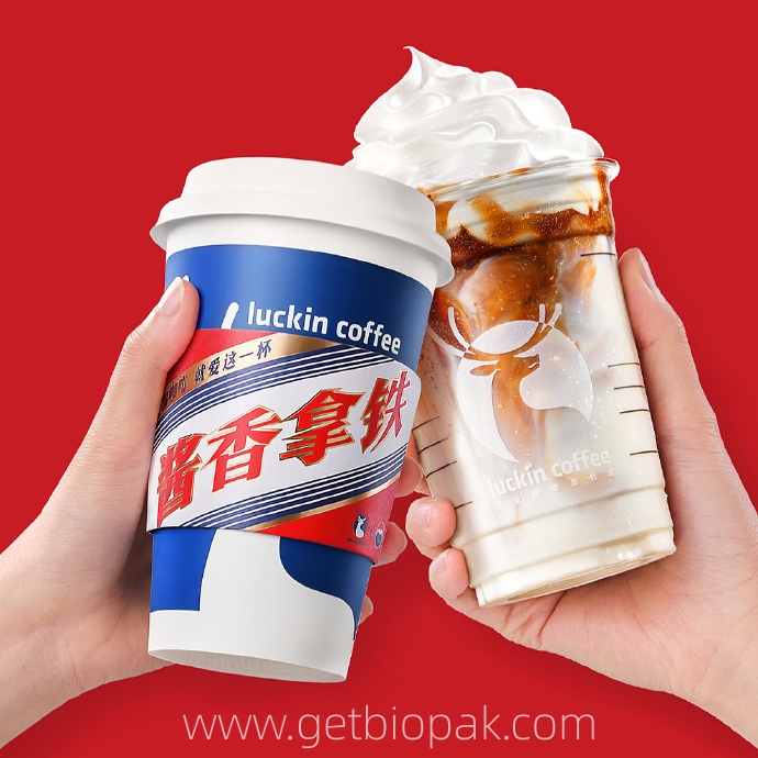 kweichow moutai luckin coffee paper cup manfacturer
