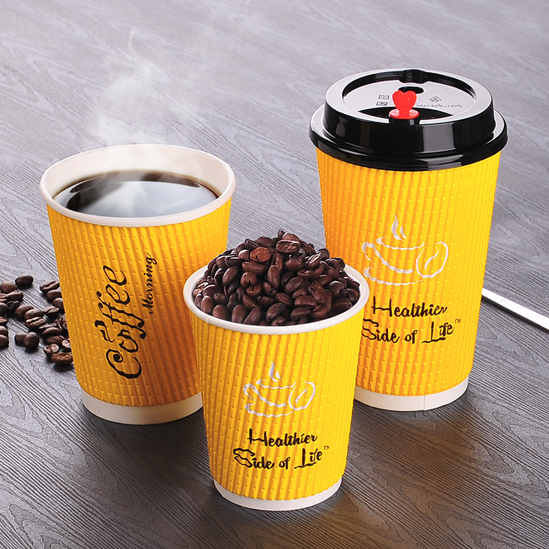 Common Sizes of Ripple Wall Coffee Cups