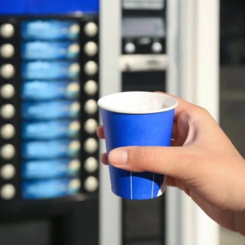 vending machine paper cups